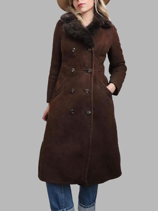 Marilyn Brown Vintage 70s Sheepskin Shearling Coat